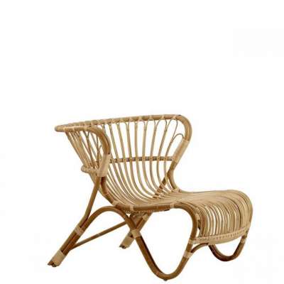 Arvabil Handmade Natural Rattan Yaroslava Lounge Chair